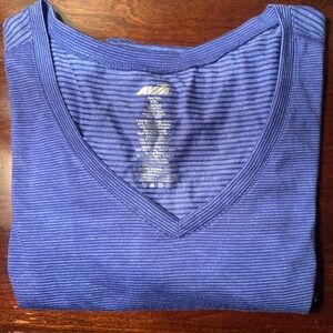 Avia Striped V-Neck Tee